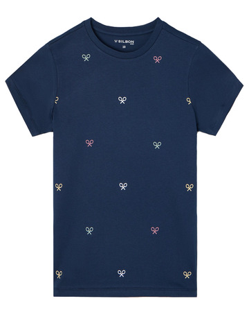 CAMISETA NIÑO SILBON MULTIRAQUETAS