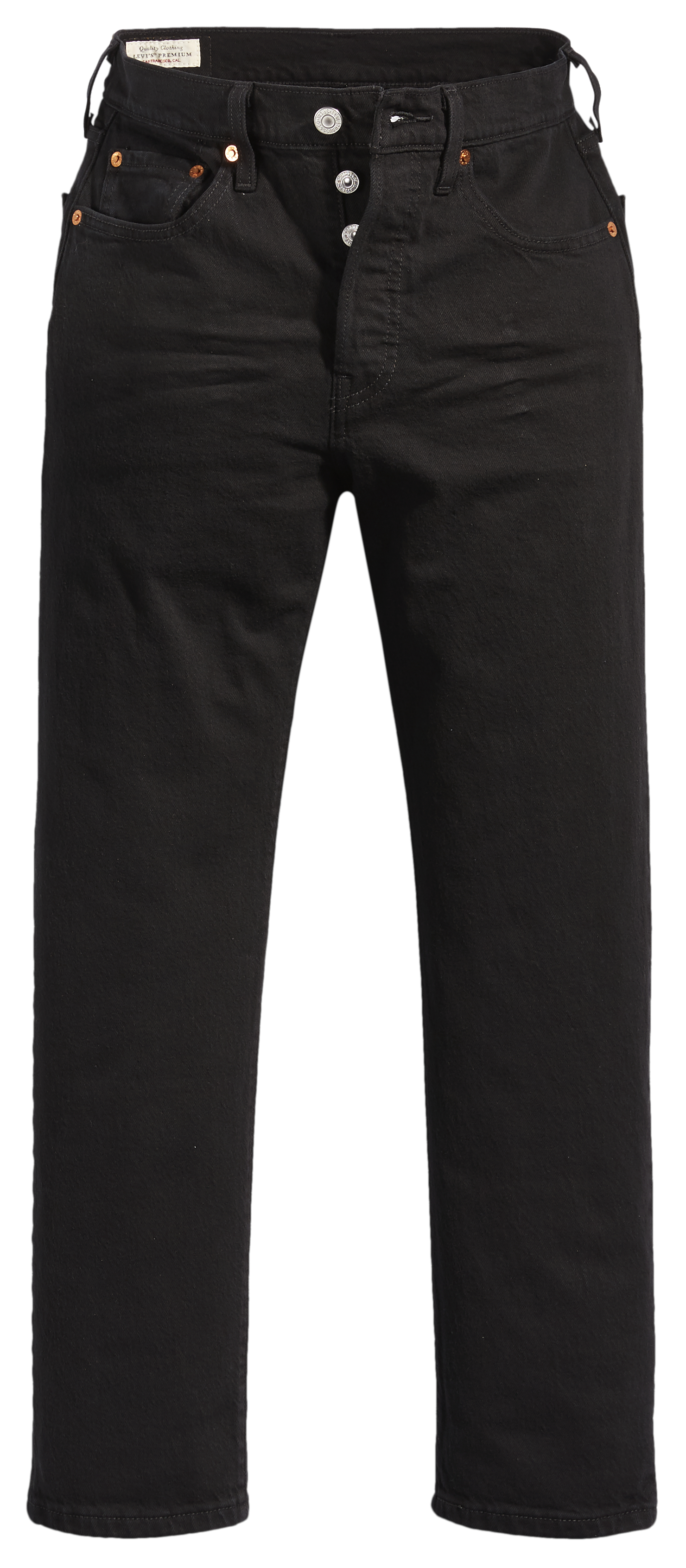 LEVIS 501 CROP BLACK SPROUT