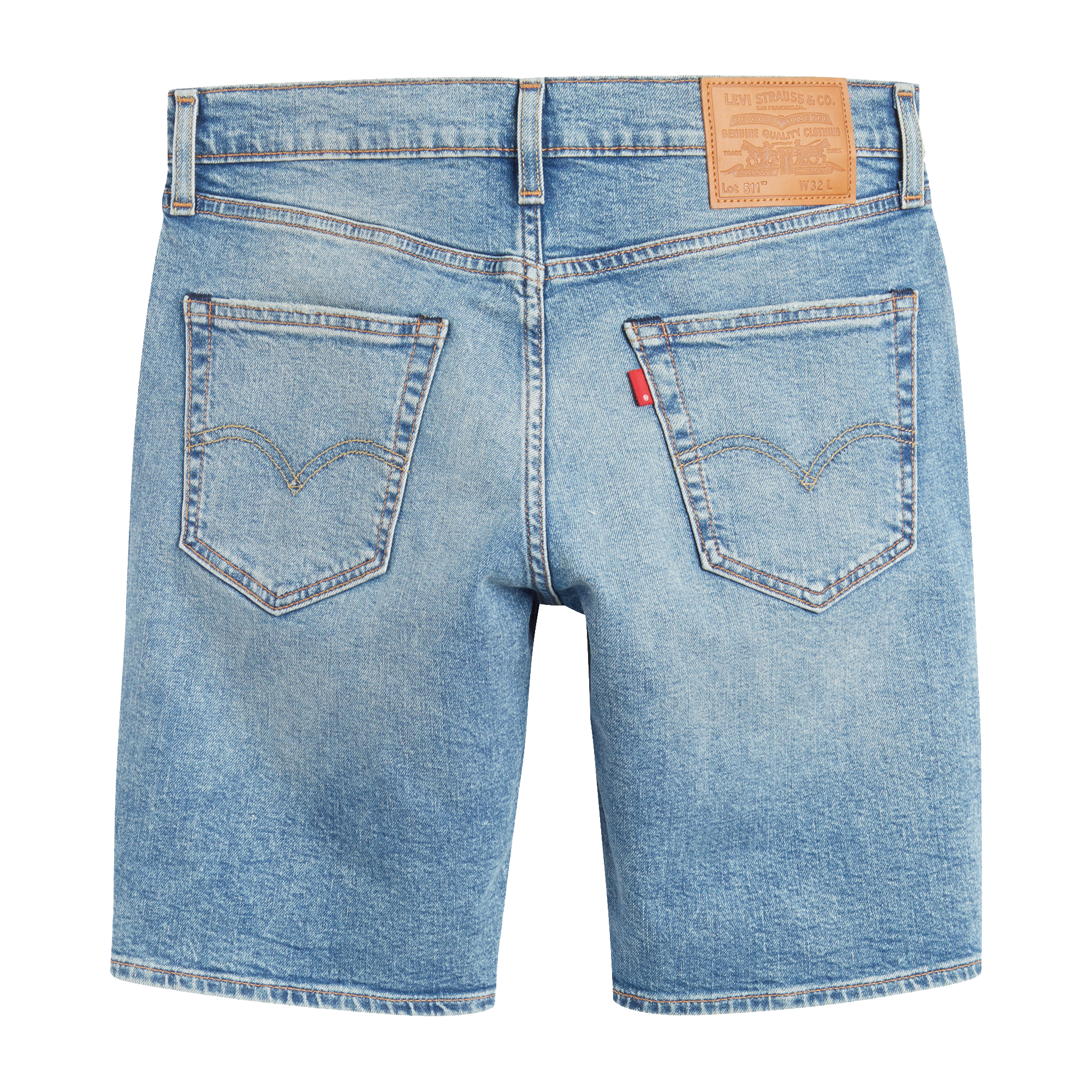 LEVIS COTTON/2% 511 SLIM HEMMED SHORT BAGUETTE