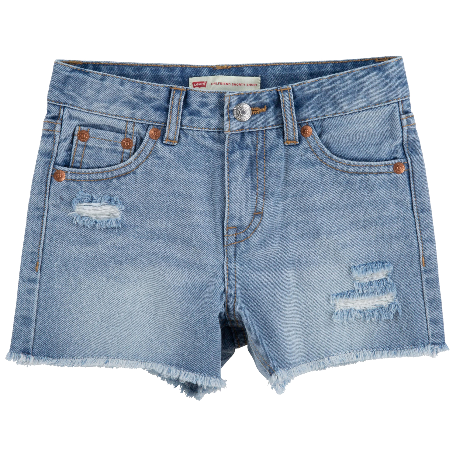 CHARABIA Pantalón corto vaquero niÑa blanco - | Kids around