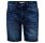 VAQUERO HOMBRE  SALSA JEANS SHORT S-ACTIV DARK WASH
