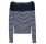 JERSEY A RAYAS MUJER SALSA JEANS CON TRANSPARENCIA