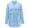 CAMISA LIGHTDENIM MUJER SALSA JEANS CON BRILLO FIT HOLGADO