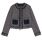 ABRIGO MUJER  SALSA JEANS TWEED JACKET WITH FRINGES