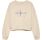 SUDADERA NIÑA CALVIN KLEIN LOGO PURPURINA FIT CROP