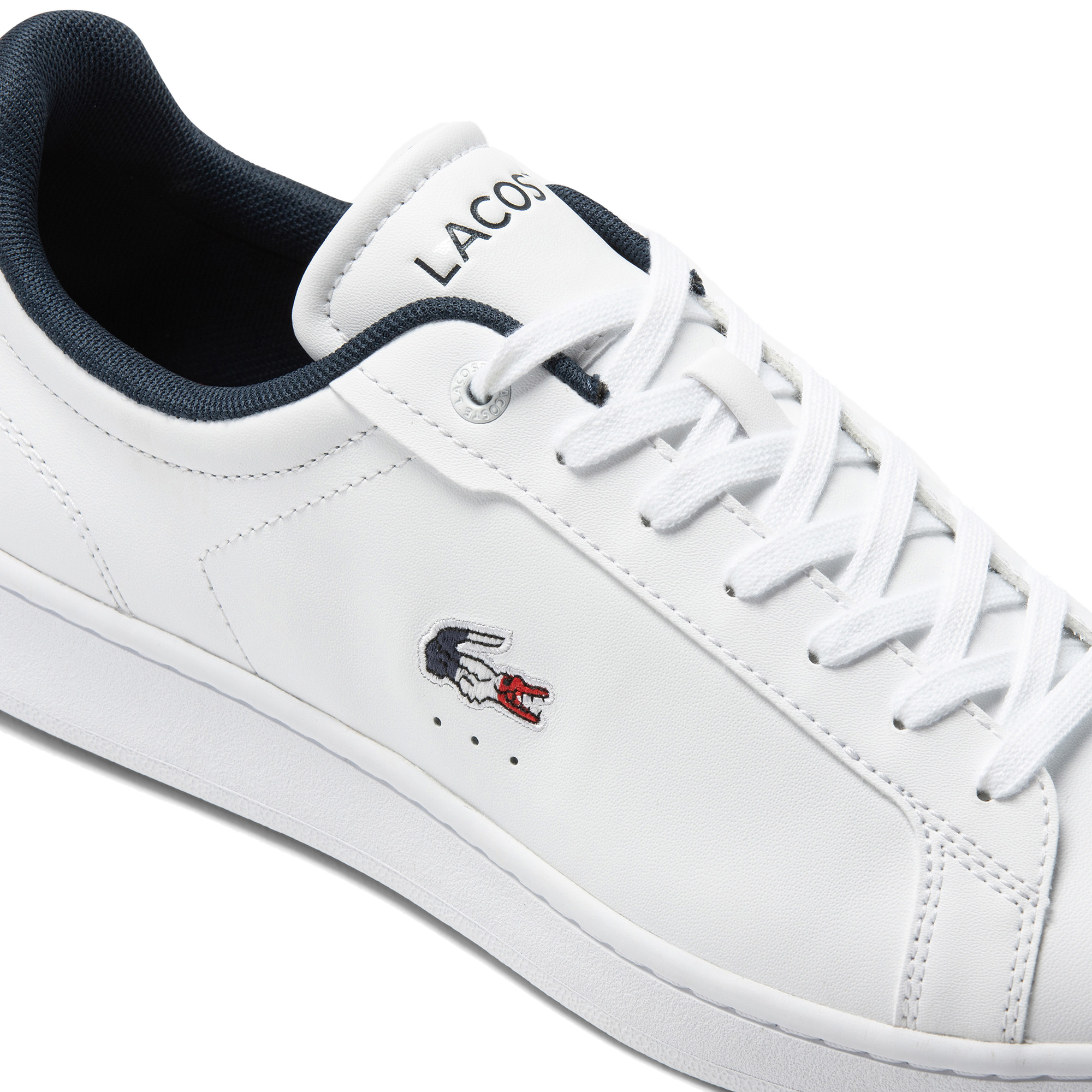 Lacoste blancas hombre deals
