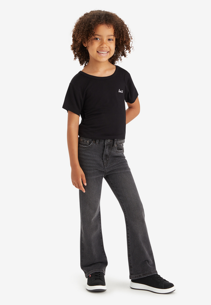 Levi's Kids Falda Denim De Cintura Alta Para Niñas – Vaquero Clásico, Talla 12 Años (Color Richards)