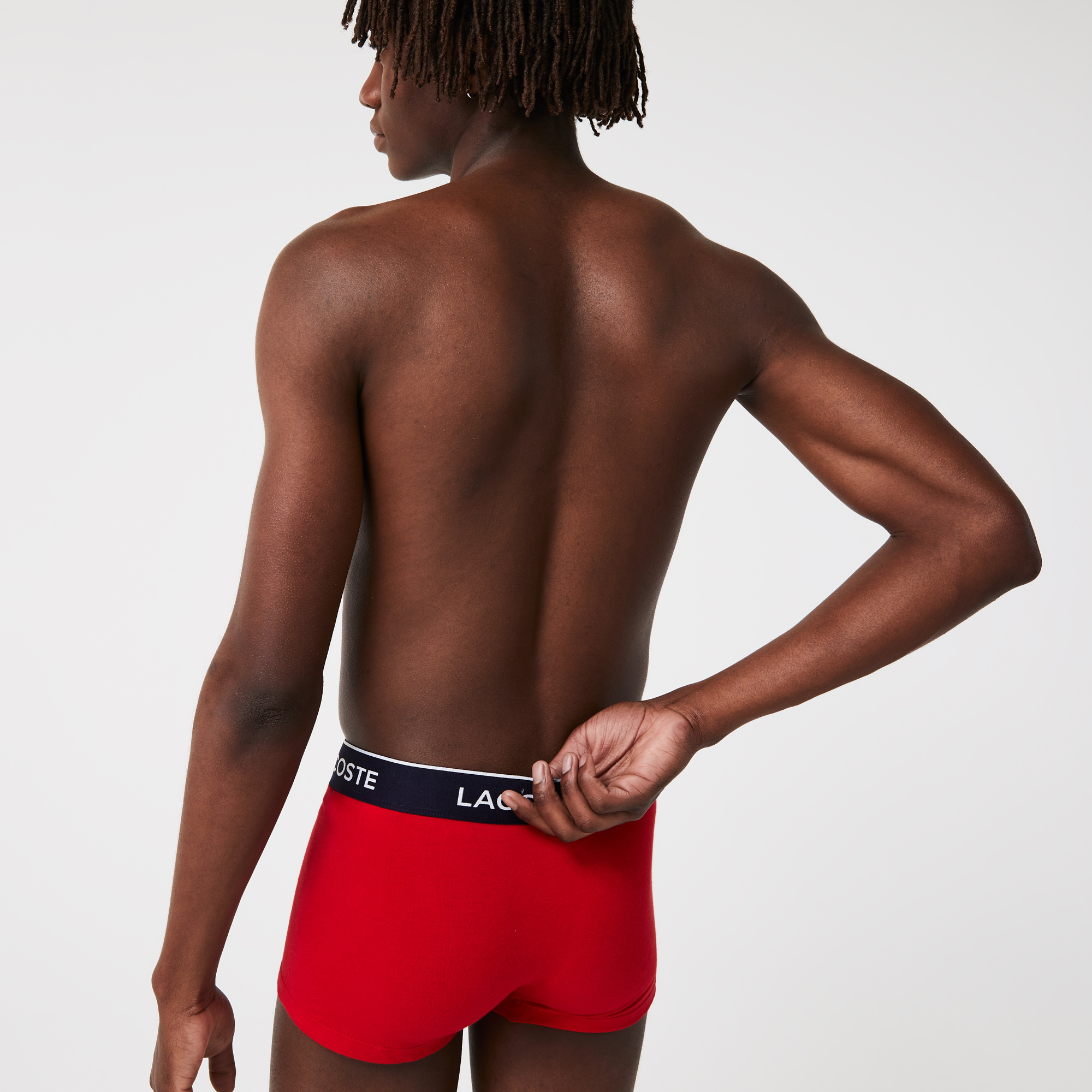 PACK DE 3 CALZONCILLOS BOXER LISOS HOMBRE LACOSTE Korner