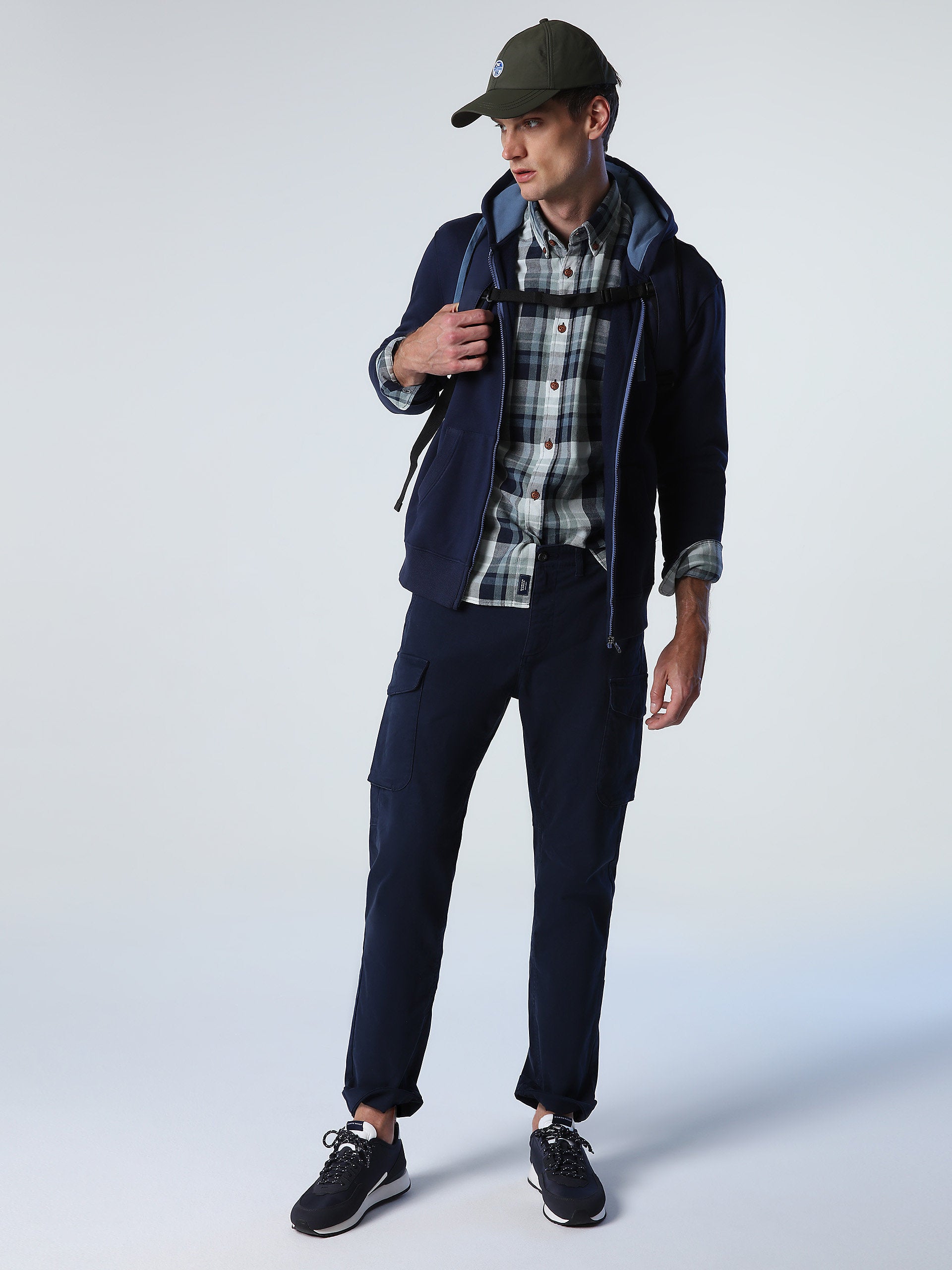 Sudadera con sales camisa hombre
