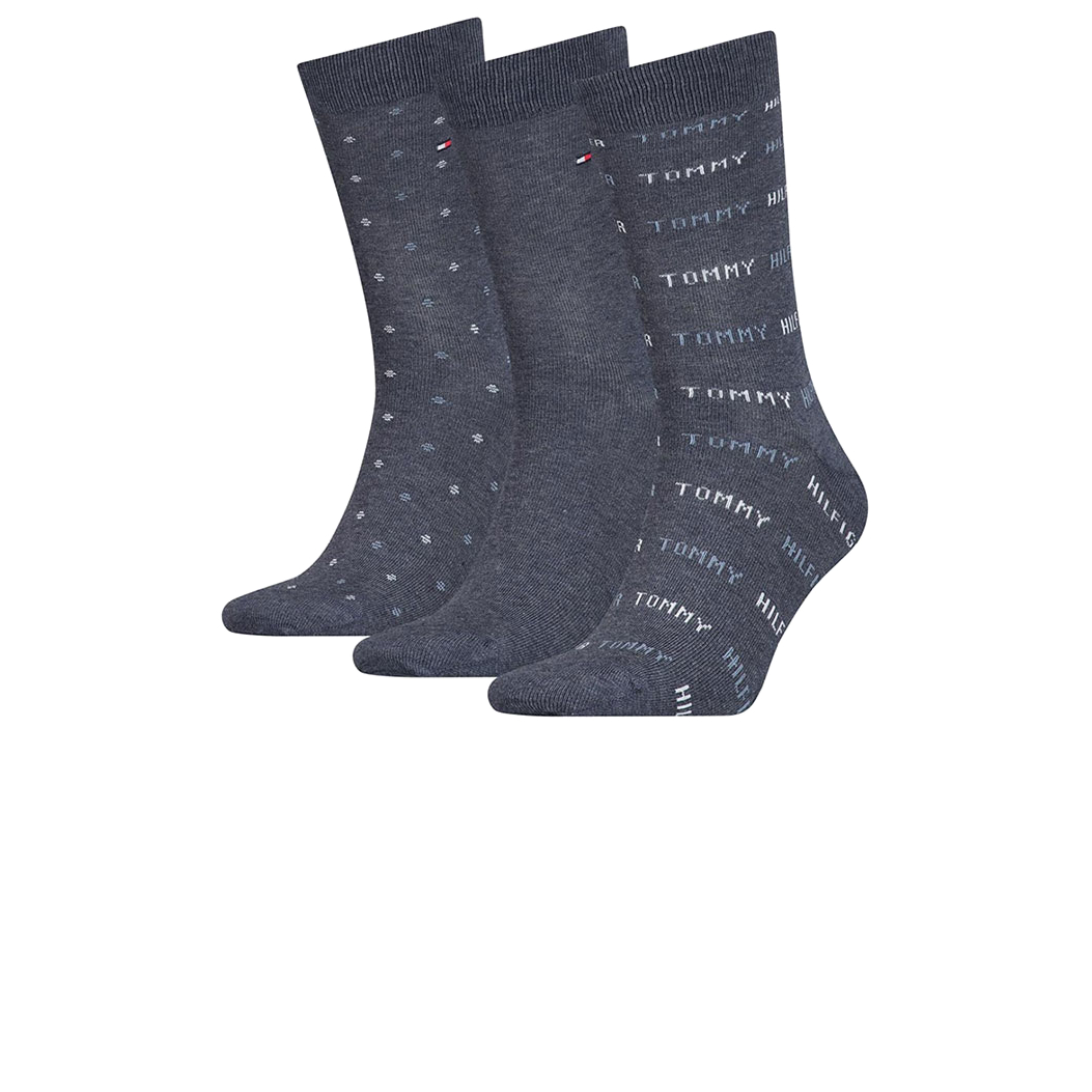 CAJA REGALO CON 3 PARES DE CALCETINES HOMBRE TOMMY HILFIGER