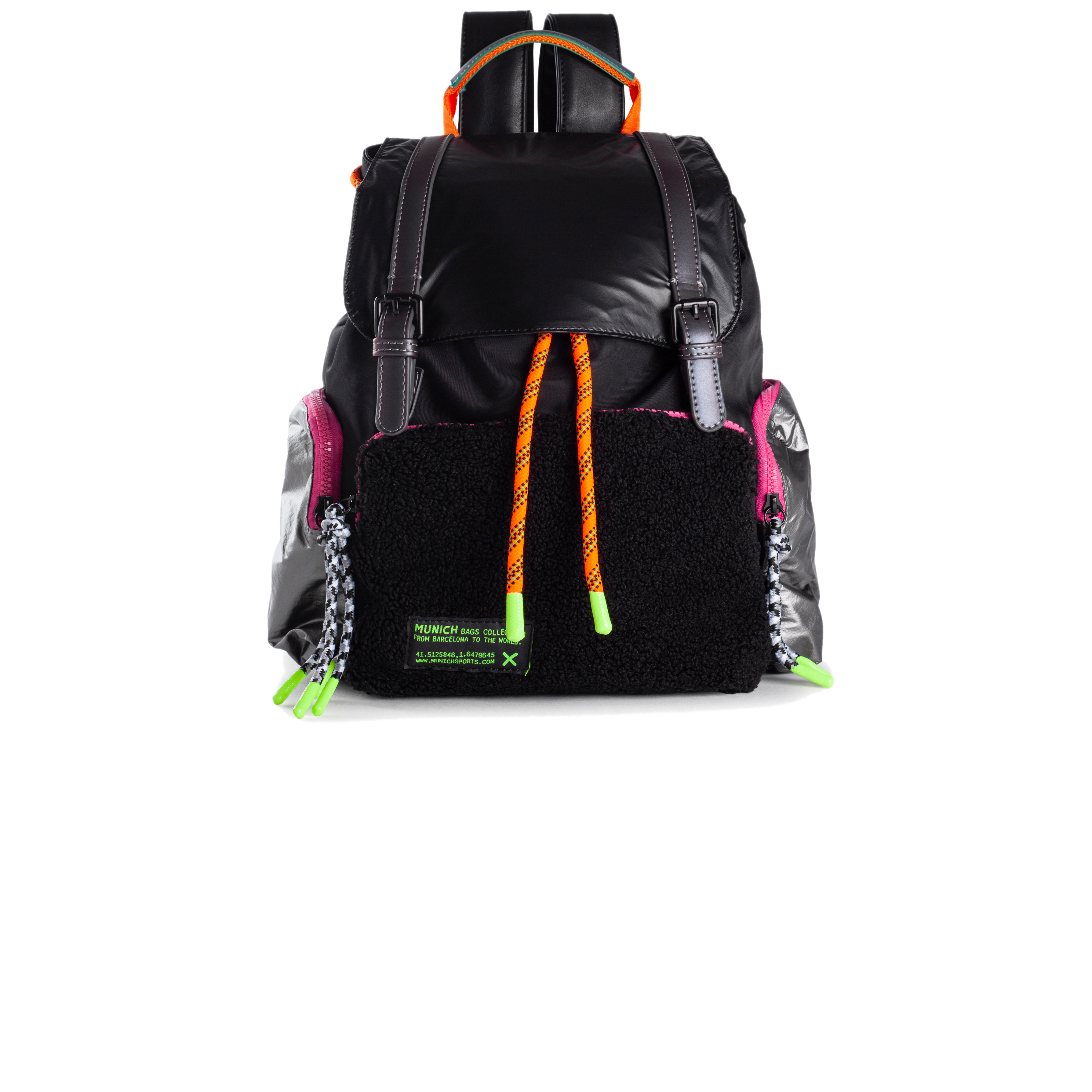 Mochila Munich MH Backpack negra para hombre y mujer