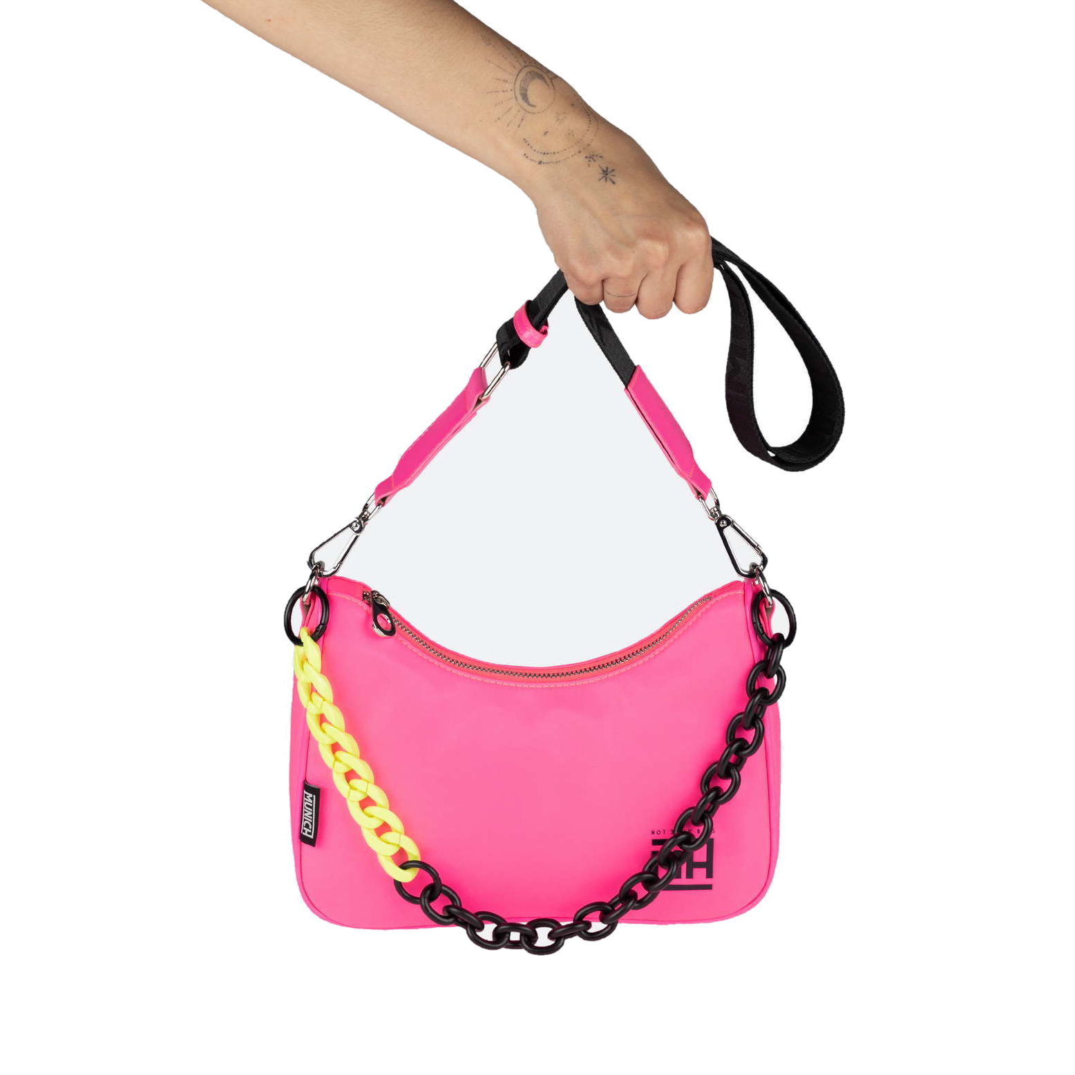 BOLSO MUJER MUNICH MH CROSSBODY BAGUETTE FUCHSIA Korner