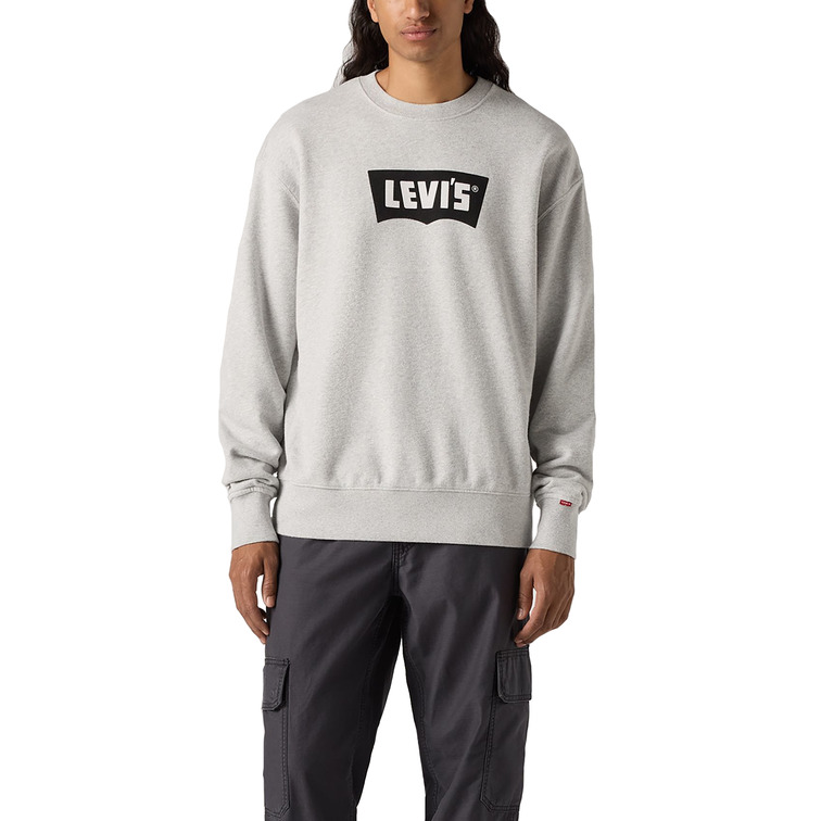 SUDADERA HOMBRE  LEVI'S PREMIUM GRAPHIC CREW GREYS