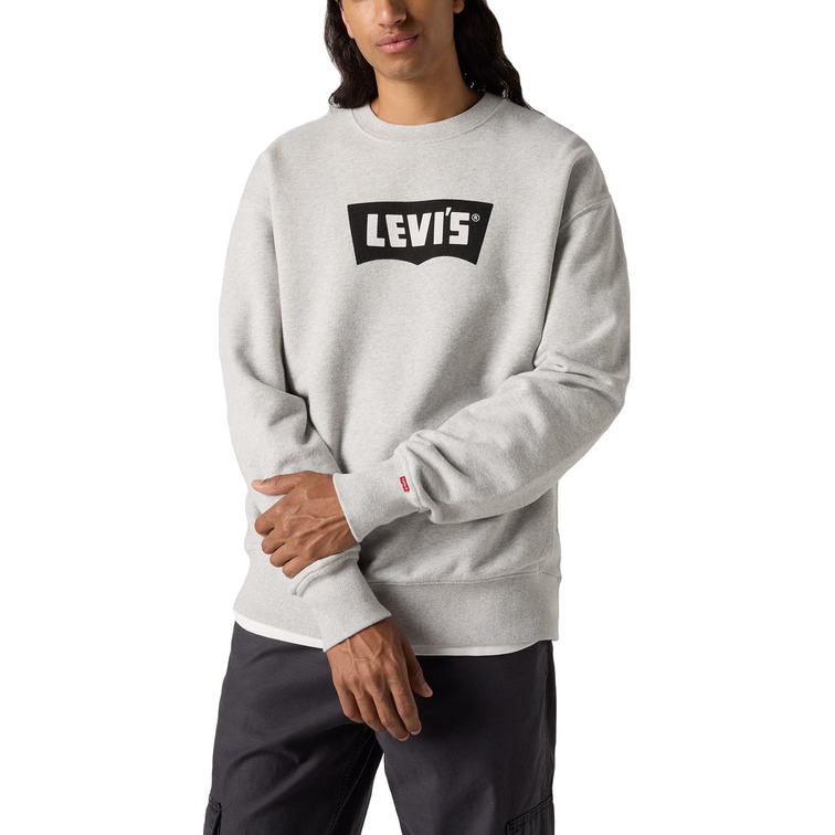 SUDADERA HOMBRE  LEVI'S PREMIUM GRAPHIC CREW GREYS