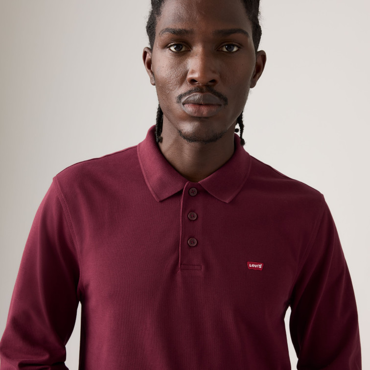POLO HOMBRE  LEVI'S LS HM POLO TAWNY PORT PIQUE