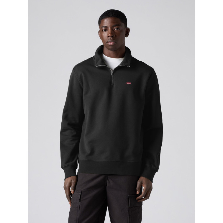 JERSEY HOMBRE  LEVI'S LSE_ORIGINAL HM 1/4 ZIP COFFEE