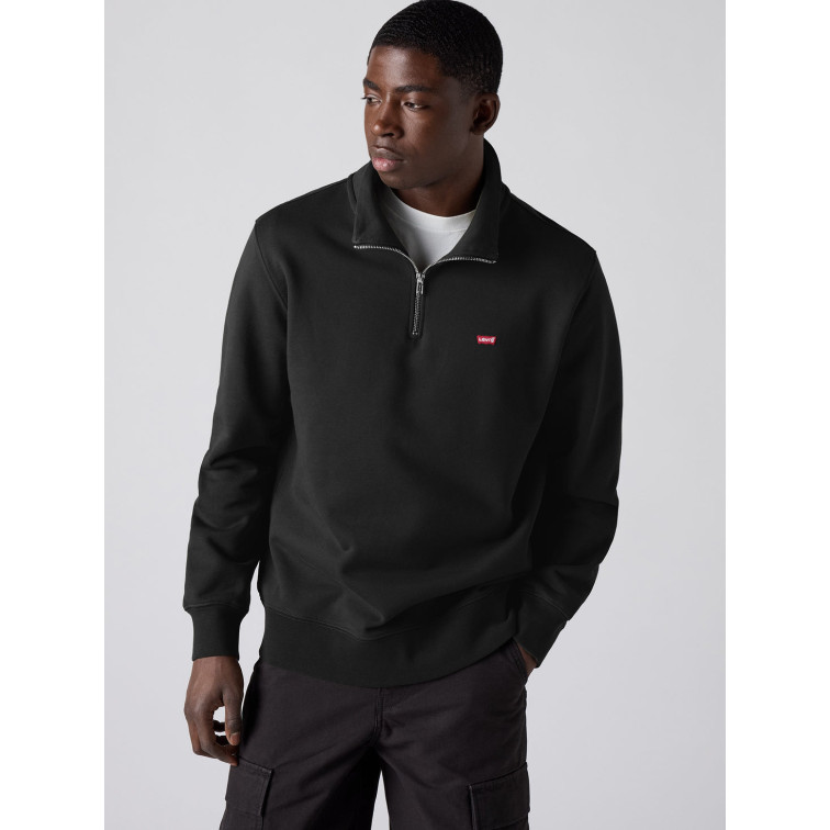JERSEY HOMBRE  LEVI'S LSE_ORIGINAL HM 1/4 ZIP COFFEE