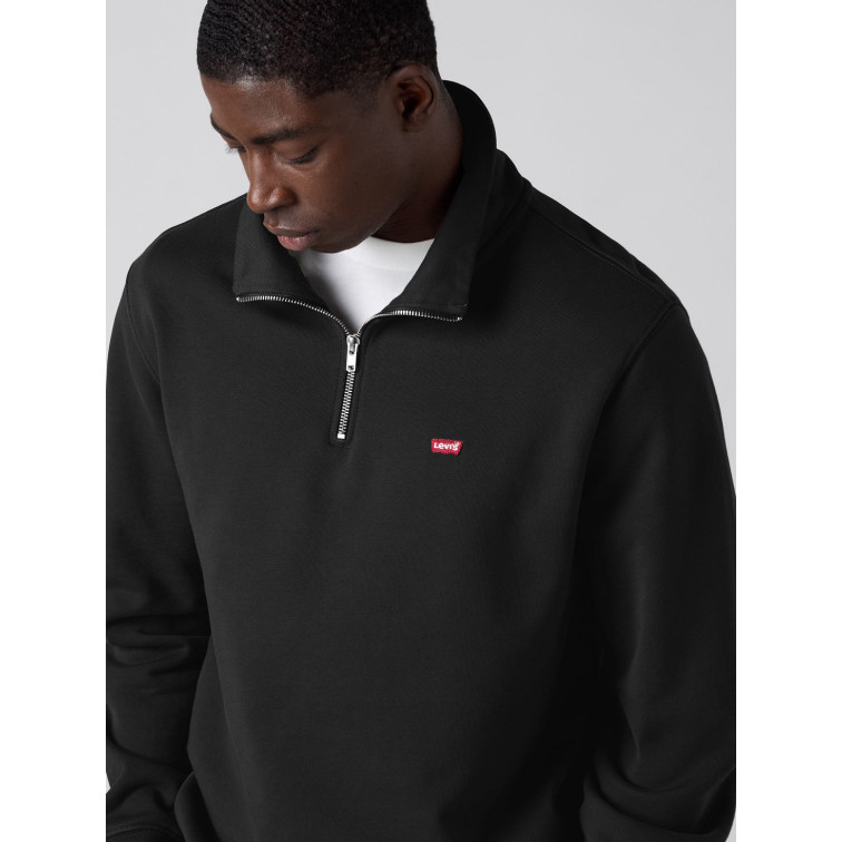 JERSEY HOMBRE  LEVI'S LSE_ORIGINAL HM 1/4 ZIP COFFEE
