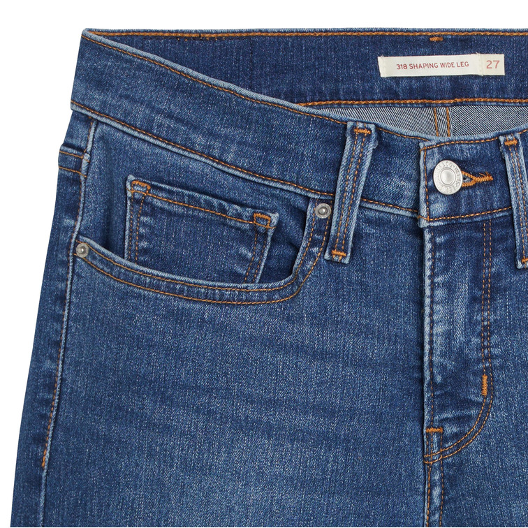 VAQUERO MUJER  LEVI'S 318 SHAPING WIDE LEG CLEVER GI
