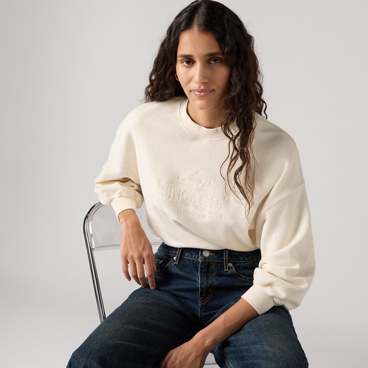 CAMISETA MUJER  LEVI'S GR LEO CREW 2.0 NEUTRALS