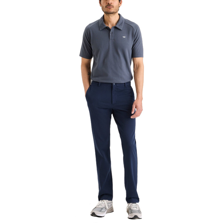 HOMBRE GO ACTIVE FLEX CHINO SLM NAVY 01