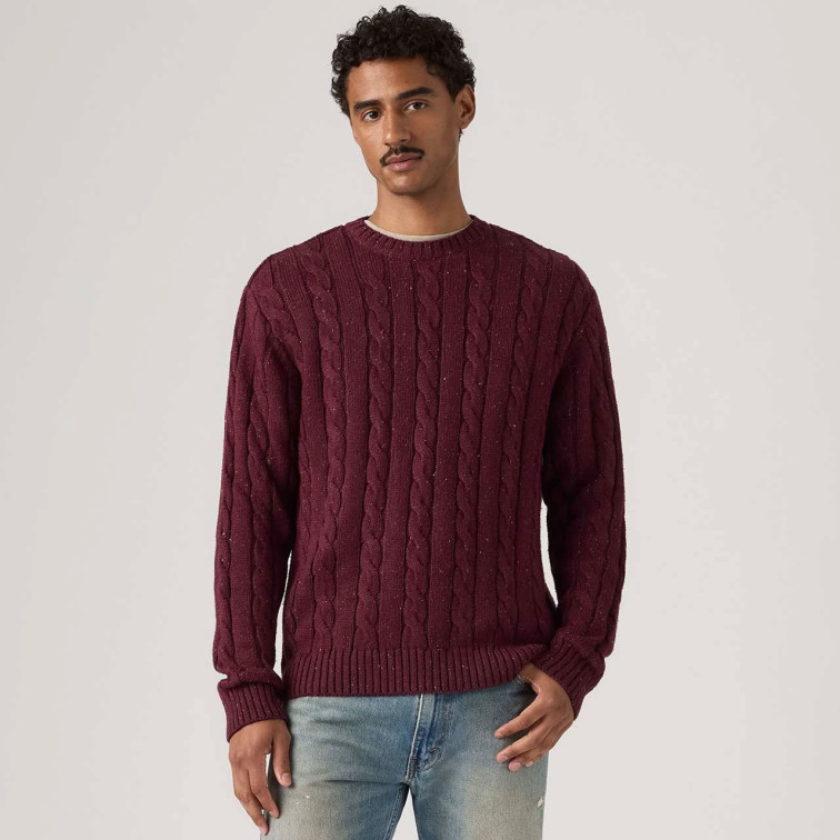 JERSEY HOMBRE  LEVI'S LAUREL CREW CABLE NEPS