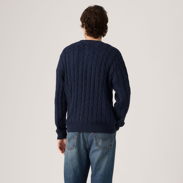 JERSEY HOMBRE  LEVI'S LAUREL CREW CABLE NEPS