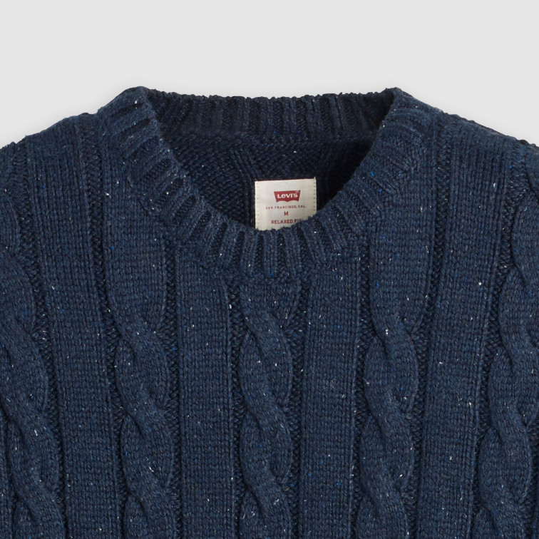 JERSEY HOMBRE  LEVI'S LAUREL CREW CABLE NEPS