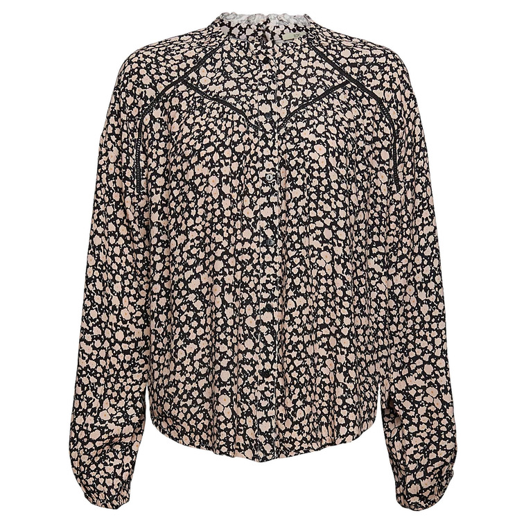 BLUSA ESTAMPADA EN CREPÉ MUJER ESPRIT