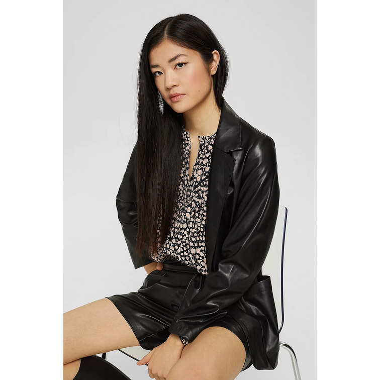 BLUSA ESTAMPADA EN CREPÉ MUJER ESPRIT