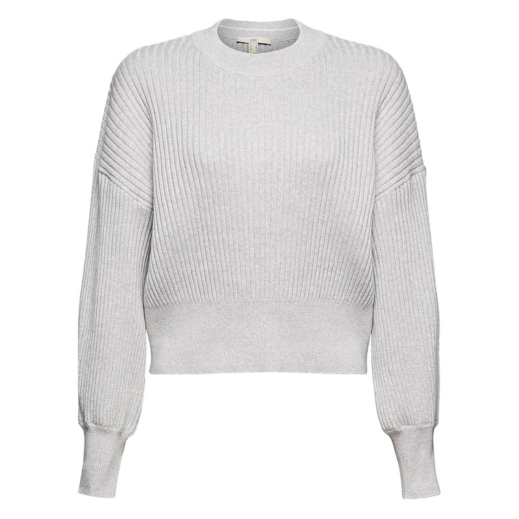 JERSEY CON TEXTURA DE CANALÉ MUJER ESPRIT