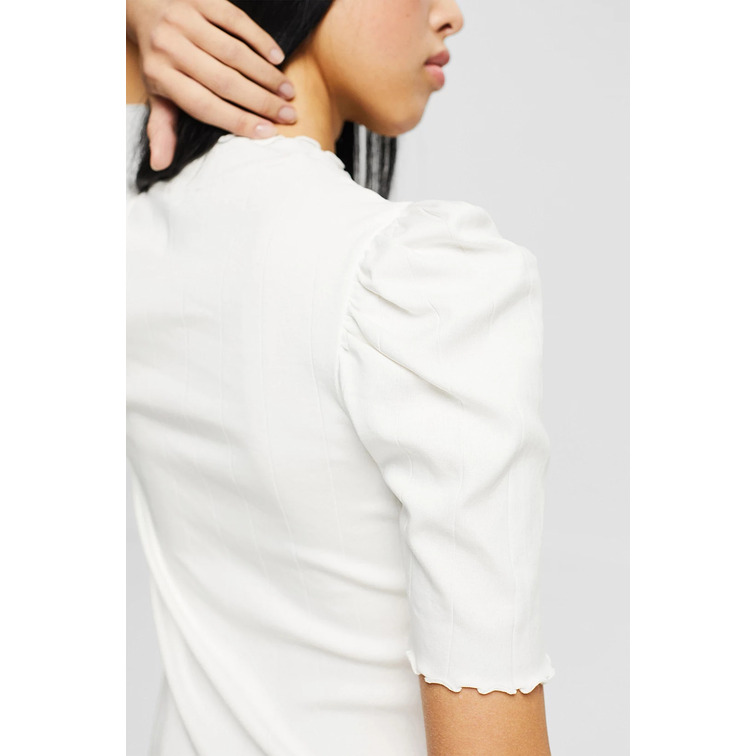 CAMISETA HOMBROS FRUNCIDOS MUJER ESPRIT