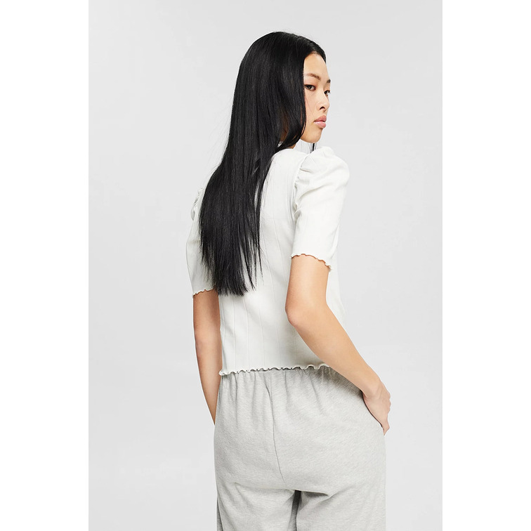 CAMISETA HOMBROS FRUNCIDOS MUJER ESPRIT