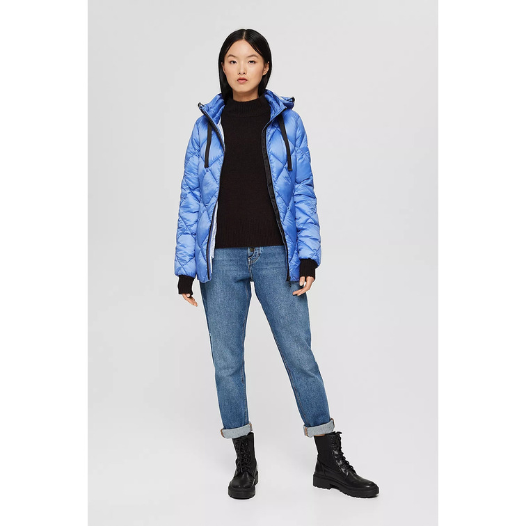 CAZADORA ACOLCHADA CON CAPUCHA DESMONTABLE MUJER ESPRIT