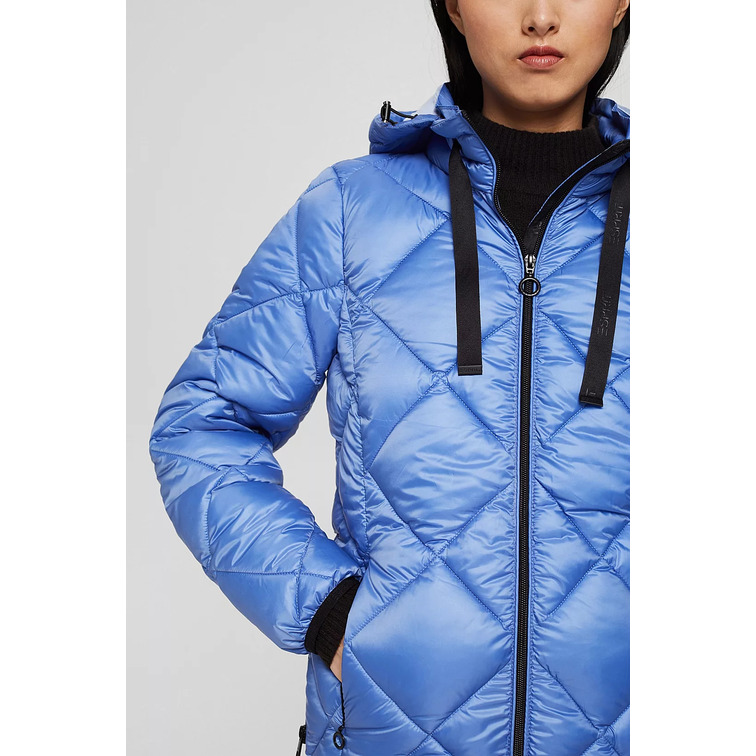 CAZADORA ACOLCHADA CON CAPUCHA DESMONTABLE MUJER ESPRIT