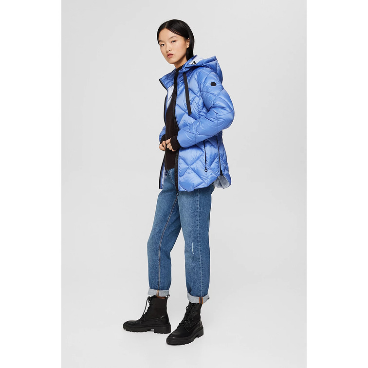 CAZADORA ACOLCHADA CON CAPUCHA DESMONTABLE MUJER ESPRIT