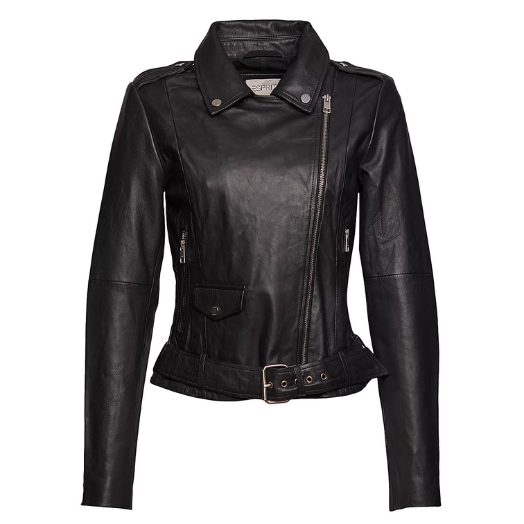 CAZADORA DE PIEL MUJER ESPRIT