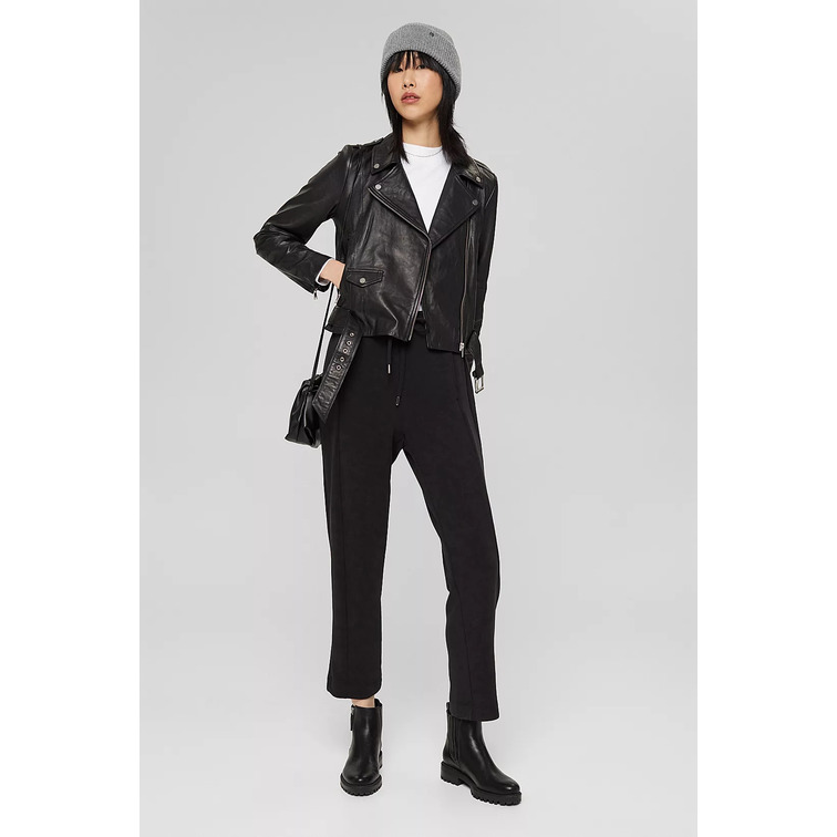 CAZADORA DE PIEL MUJER ESPRIT