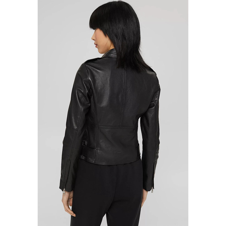 CAZADORA DE PIEL MUJER ESPRIT