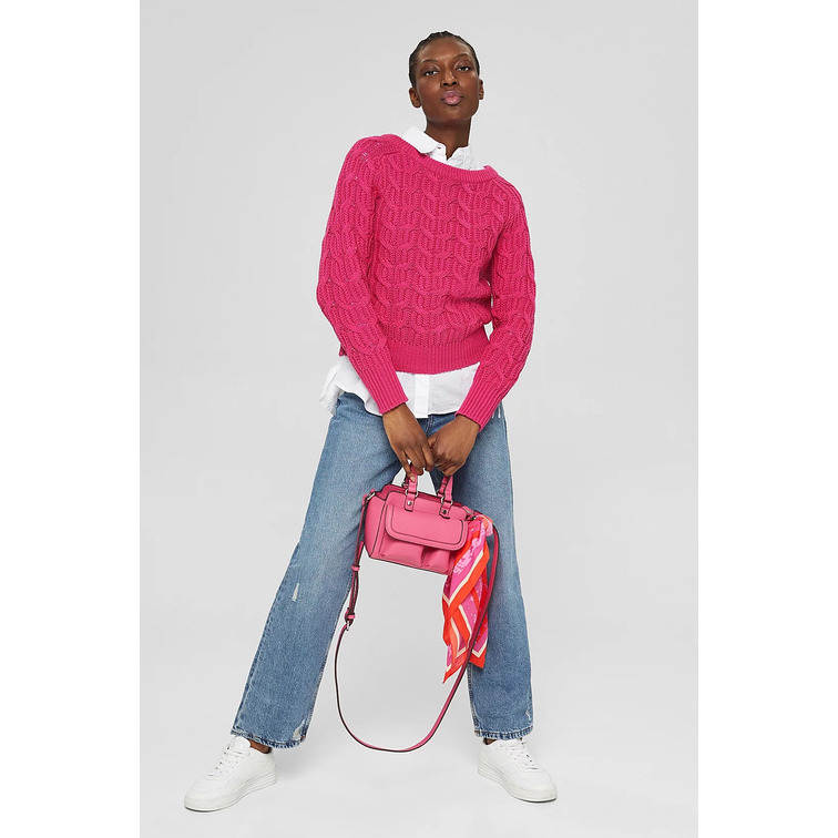 JERSEY DE PUNTO TRENZADO MUJER ESPRIT