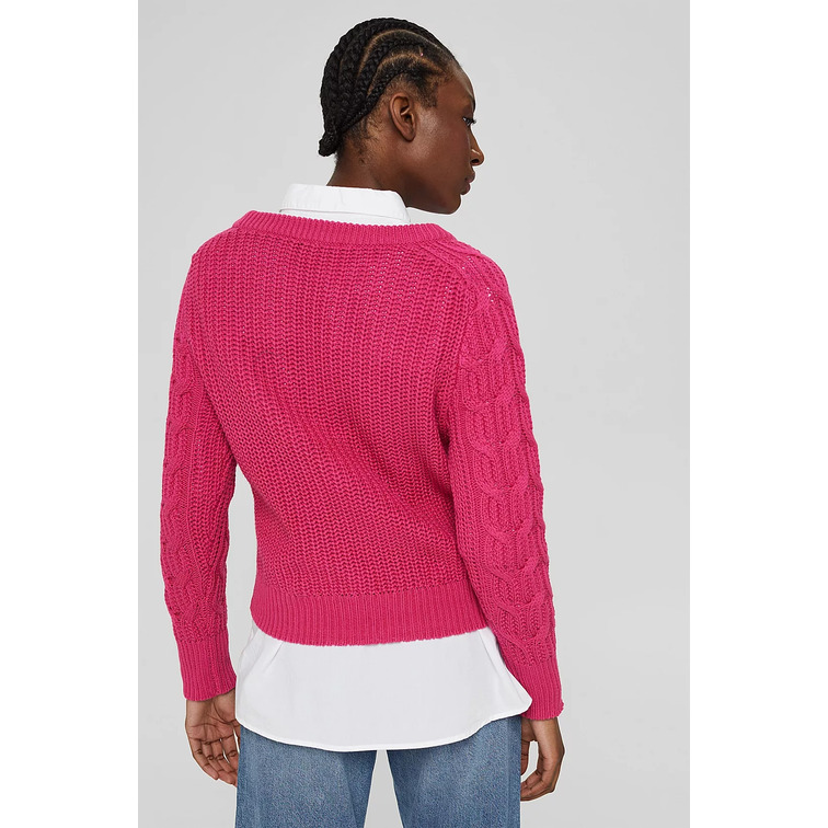 JERSEY DE PUNTO TRENZADO MUJER ESPRIT