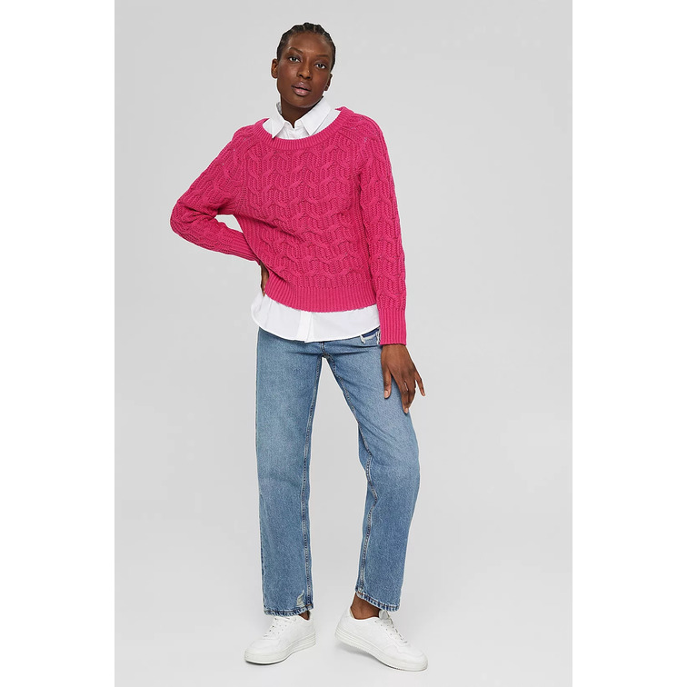 JERSEY DE PUNTO TRENZADO MUJER ESPRIT