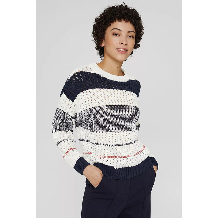 JERSEY EN COMBINACIÓN DE PUNTO MUJER ESPRIT