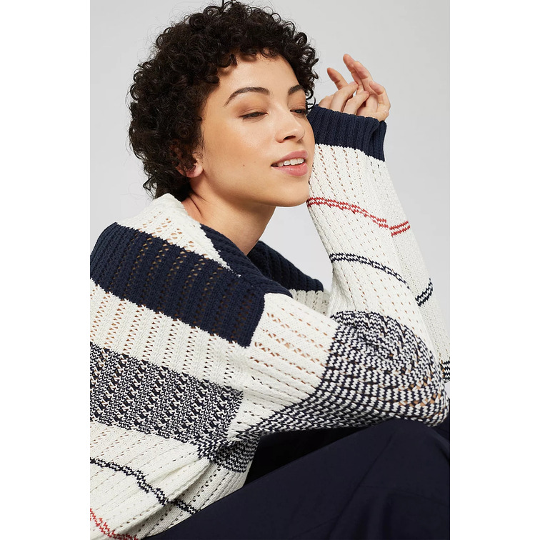 JERSEY EN COMBINACIÓN DE PUNTO MUJER ESPRIT