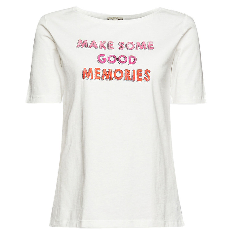 CAMISETA CON MENSAJE ESTAMPADO MUJER ESPRIT