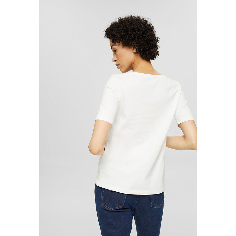CAMISETA CON MENSAJE ESTAMPADO MUJER ESPRIT