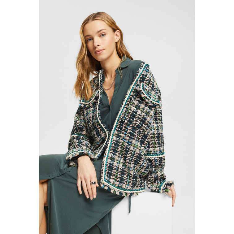 VESTIDO CAMISERO EN TEJIDO JERSEY MUJER ESPRIT