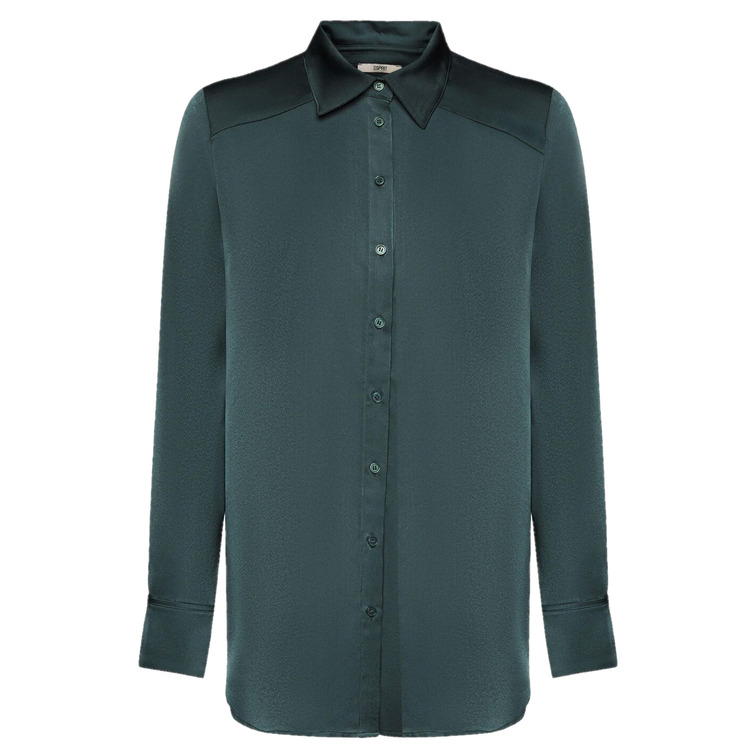 BLUSA CON ACABADO SATINADO MUJER ESPRIT