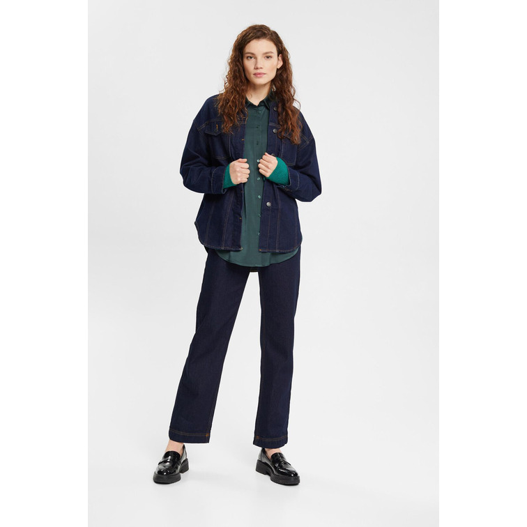 BLUSA CON ACABADO SATINADO MUJER ESPRIT