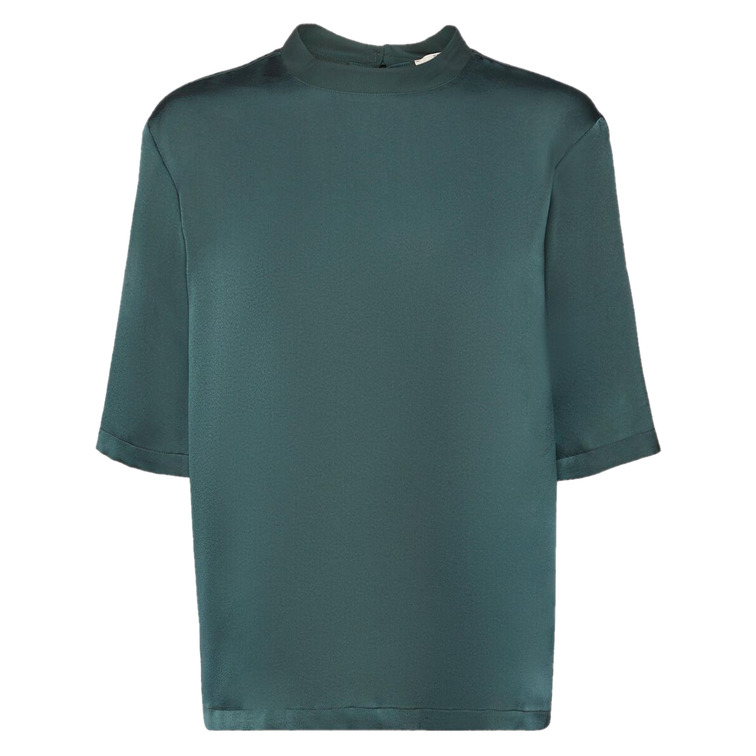BLUSA CON ACABADO SATINADO MUJER ESPRIT